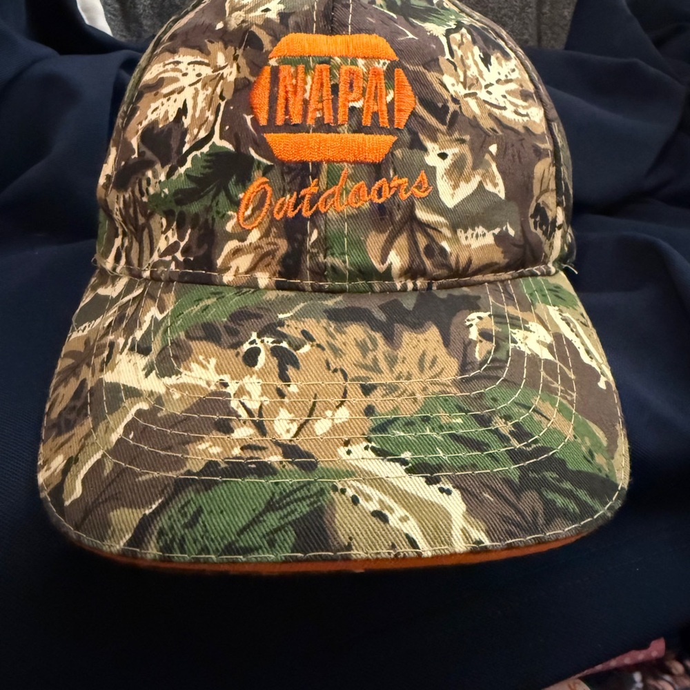 NAPA Camouflage Cap with Orange Embroidery